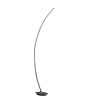 62.25-Inch Bradie Brushed Nickel LED Arc Tube Floor Lamp