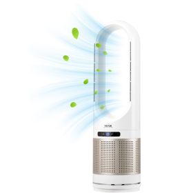 34" Oscillating Tower Fan 8H Timer 16.4ft/s High Velocity with Remote Control