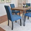 Amisos 7-Piece Dining Set, Hairpin Dining Table with 6 Chairs, 3 Color Options